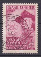 Brazil 1957 Mi. 913      3.30 Cr Airmail Flugpost Baden-Powell Pfadfinder Scouts - Gebruikt