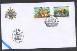 FDC RSM SAN MARINO 1996 - ANNIVERSARIO UNICEF - 354 - UNICEF