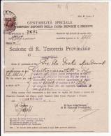 Servizio Depositi Della Cassa Depositi E Prestiti - Contabilita' Speciale - 31/03/1936 - Banco & Caja De Ahorros