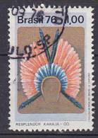 Brazil 1976 Mi. 1527      1.00 Cr Erhaltung Der Indianerkultur In Brasilien Karajá-Kopfschmuck - Used Stamps