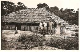 48-21 - LE GABON TOURISTIQUE - ROUTE DE BAOUE - LEGENDE ET EXPLICATION MANUSCRITE AU VERSO - 2 SCANS CPSM PETIT FORMAT - Gabon