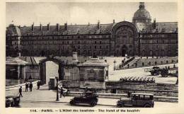 Postal Paris,  Hotel  Des Invalides  Francia Post Card - Health, Hospitals