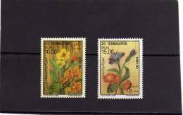 SOMALIA SOOMAALIYEED 1986 INTERNATIONAL FLOWERS & PLANTS EXHIBITION EUROFLORA 86 GENOA EXPO PIANTE E FIORI GENOVA MNH - Somalie (1960-...)