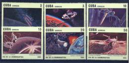 CUBA 1985  Cosmonautics Day MNH - América Del Norte