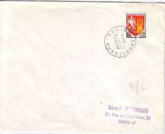 GUADELOUPE-GOSIER DU 22-8-1966 - LETTRE POUR PARIS.. - Cartas & Documentos