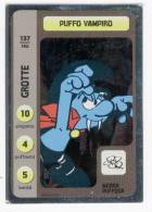 2011 PUFFI Su Fondo Argentato -  8 CARDS - CONAD - Smurfs