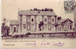 Amagne-Lucquy  Ecole De Filles  Et La Poste - Andere & Zonder Classificatie