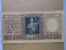 ARGENTINA - BANCONOTA  1  PESO  COMMEMORATIVA  "ISSUE" 1816-1947 . - Argentine