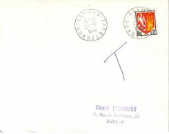 GUADELOUPE-ABYMES DU 25-8-1966 - LETTRE POUR PARIS. - Storia Postale