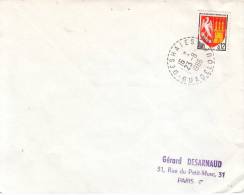 GUADELOUPE-DESHAIES DU 23-8-1966 - LETTRE POUR PARIS. - Storia Postale