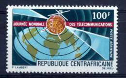 CENTRAFRICANE  World Communications Year   Airmail - Südamerika