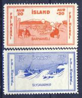 #C994. Iceland 1933. Michel 169-70. MNH(**). - Nuovi