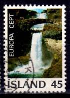 Iceland 1977 45k Ofaerufoss Eldgja Issue #498 - Gebruikt