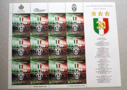 SAN MARINO  2012 -  JUVENTUS CAMPIONE D'ITALIA 2011-2012 SHEET MNH** - Blocs-feuillets