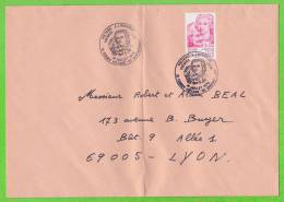 Sur Enveloppe - FRANCE - 1 Timbre - Cachet PREMIER JOUR - Voltaire Rouseau Ferney-Voltaire - Montmorency - Briefe U. Dokumente