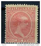 FILIPINAS 1890, VALOR PRINCIPAL 20 CTS ROSA* - Philipines