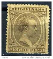 FILIPINAS 1890, VALOR  25 CTS* - Filippine
