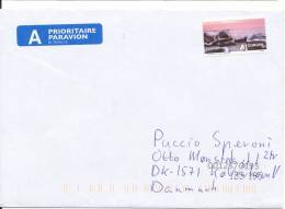 Norway Cover Sent To Denmark With 1 X A Stamp Without Cancel - Lettres & Documents