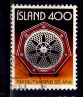 Iceland 1980 400k  State Broadcasting Service Issue #537 - Oblitérés