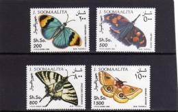 SOMALIA SOOMAALIYA 1993 BUTTERFLIES - FARFALLE - PAPILLONS MNH - Somalie (1960-...)