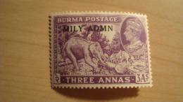 Burma  1945  Scott #43  MH - Birmanie (...-1947)