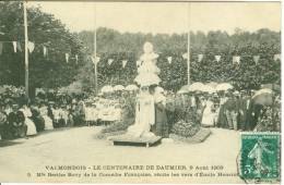 VALMONDOIS - Le Centenaire De Daumier,9 Août 1908 - Mlle Berthe Bovy........ - Valmondois
