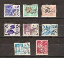 FRANCE - LOT DE 8 TIMBRES PREOBLITERES - ZODIAQUE - CHARTRES - LA ROCHELLE - ANGERS - Andere & Zonder Classificatie