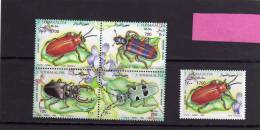 SOMALIA SOOMAALIYA 1995 BEATLE BUGS - INSETTI SCARAFAGGI COLEOTTERI - INSECTES SCARAFFAGGI COLÉOPTÈRES MNH - Somalia (1960-...)