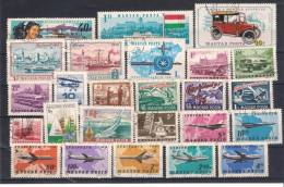 Lot 22 HUNGARY   Transport  3 Scans 57 Different - Alla Rinfusa (max 999 Francobolli)