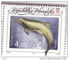 DOLPHIN  - Tursiops Truncatus ( Croatia MNH** ) Dauphin Delphin Delfino Delfin Dolphins Dauphins Undersea Undwrwater - Dolphins