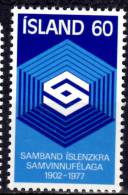 Iceland 1977 60k  Society Emblem Issue #501 - Nuovi