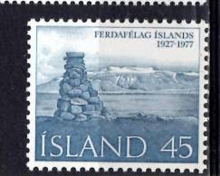 Iceland 1977 45k  Touring Club Of Iceland Issue #503 - Ungebraucht