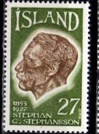Iceland 1975 27k  Stephan Stephansson Issue #480 - Nuovi