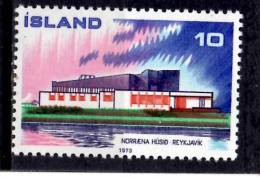 Iceland 1973 10k  Nordic Coopertation Issue #455 - Neufs