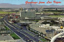 Greeting From Las Vegas - The Strip - Looking Towards Downtown -Las Vegas , Nevada - Las Vegas