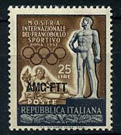 S - Trieste ** N° 134 - Expo Internationale Du Timbre Sportif - Yugoslavian Occ.: Trieste