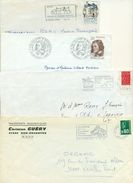 France  8 Covers Saint Malo Paris Agen Rennes FDC Dog UNICEF SOS Amitiés - Lettres & Documents