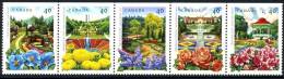 CANADA 1991 - Jardins  Botaniques - 5v Neufs // Mnh - Unused Stamps