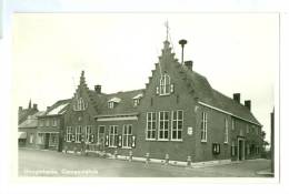 ANSICHTKAART Uit HOOGERHEIDE * GEMEENTEHUIS * GELOPEN NAAR DE KOOG TEXEL (1287) - Sonstige & Ohne Zuordnung