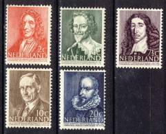 Pay-Bas Netherlands Nederland 1947, Zomerzegels - Famous People *, MLH - Nuevos