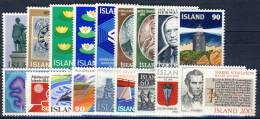 ##A1369. Iceland 1975-79. 19 Different. MNH(**). - Collections, Lots & Series