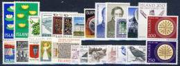 ##A1371. Iceland 1977-81. 26 Different. MNH(**). - Lots & Serien