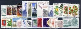 ##A1372. Iceland 1979-84. 26 Different. MNH(**). - Collections, Lots & Series