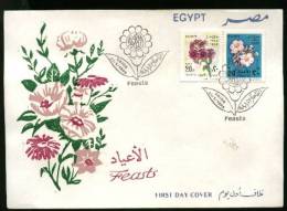 EGYPT  COVERS > FDC > 1998 >  FEASTS FLOWERS - Sonstige & Ohne Zuordnung