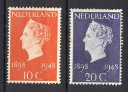 Pay-Bas Netherlands Nederland 1948, Koningin Wilhelmina - Queen *, MLH - Ungebraucht