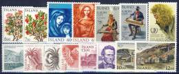 ##A1379. Iceland 1984-86. 15 Different. MNH(**). - Colecciones & Series