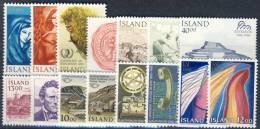 ##A1380. Iceland 1984-86. 15 Different. MNH(**). - Collections, Lots & Series