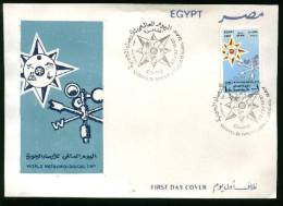 EGYPT  COVERS > FDC > 1997 >  WORLD METEOROLOGICAL DAY - Otros & Sin Clasificación