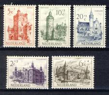 Pay-Bas Netherlands Nederland 1951, Zomerzegels - Kastelen - Buildings - Castles *, MLH - Ungebraucht