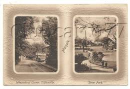 Margate (Royaume-Uni, Kent) : 2 View With Tramway Im Wheatsheaf Corner En 1910 (animée). - Margate